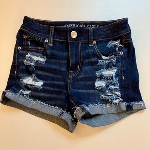 American eagle denim shorts
